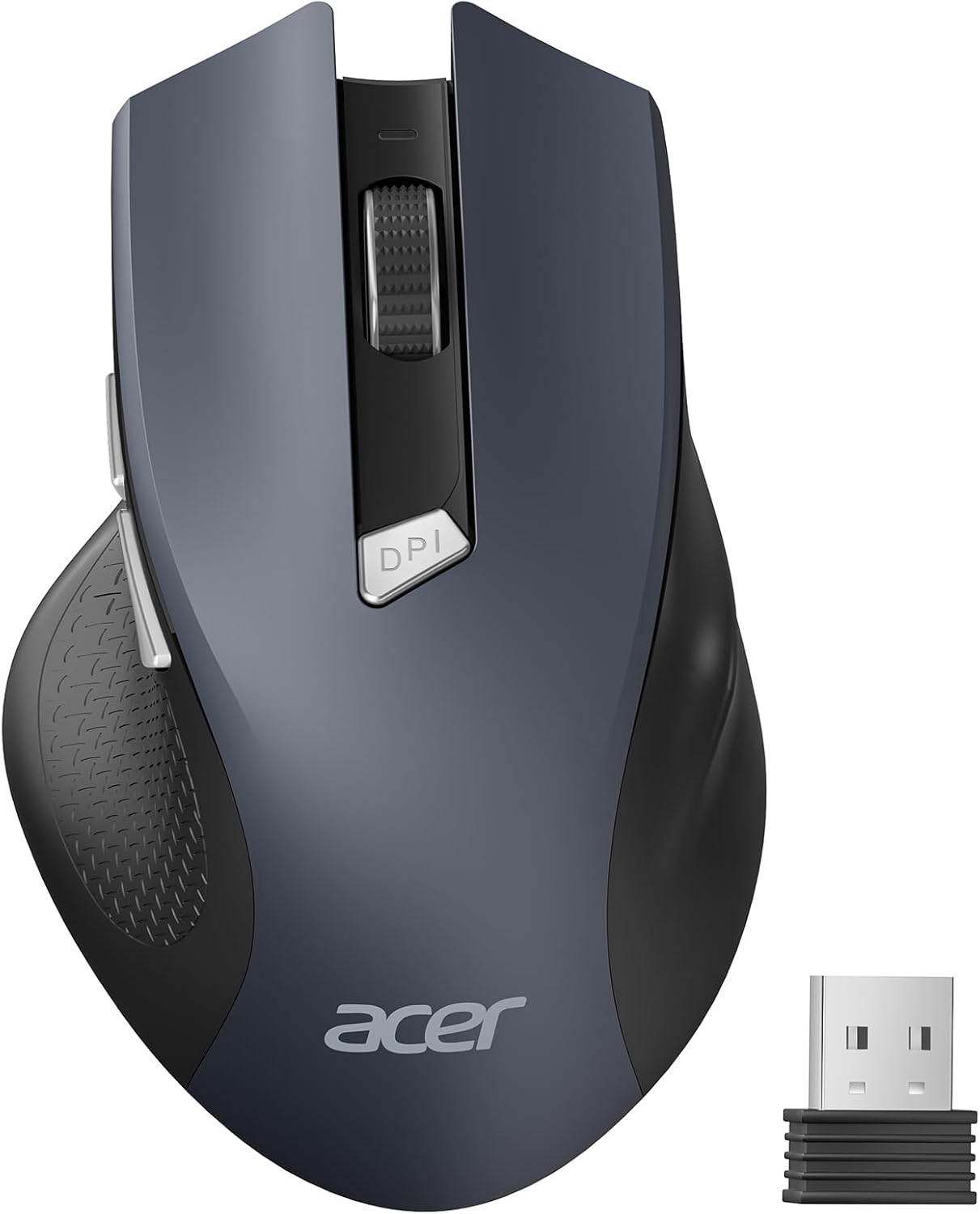 acer Wireless Mouse for Laptop, 2.4GHz Computer Mouse 3 Adjustable DPI Office Cordless USB Mice with USBA Receiver, 6 Buttons, 1600 DPI, Medium to Large Sized Hands Compatible with PC, Laptop, Desktop - Image 9